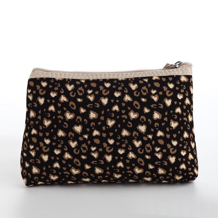 Косметичка на молнии, цвет чёрный Косметичка на молнии, цвет чёрный