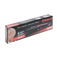 Выпрямитель Sakura SA-4516P, 35 Вт, тефлоновое покрытие, 90х27 мм, 200&ordm;С, розовый
