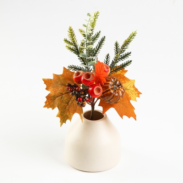 Декор на палочке &laquo;Тыква и жёлуди&raquo;, 7&times;19&times;28 см