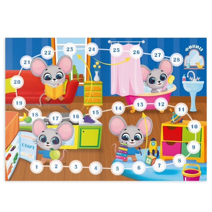 Настольная игра &laquo;Трекер здоровых привычек&raquo;, 5+