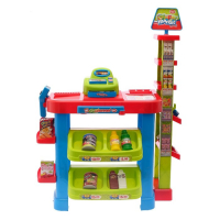 Игровой модуль &laquo;Торговая лавка&raquo; с тележкой и аксессуарами