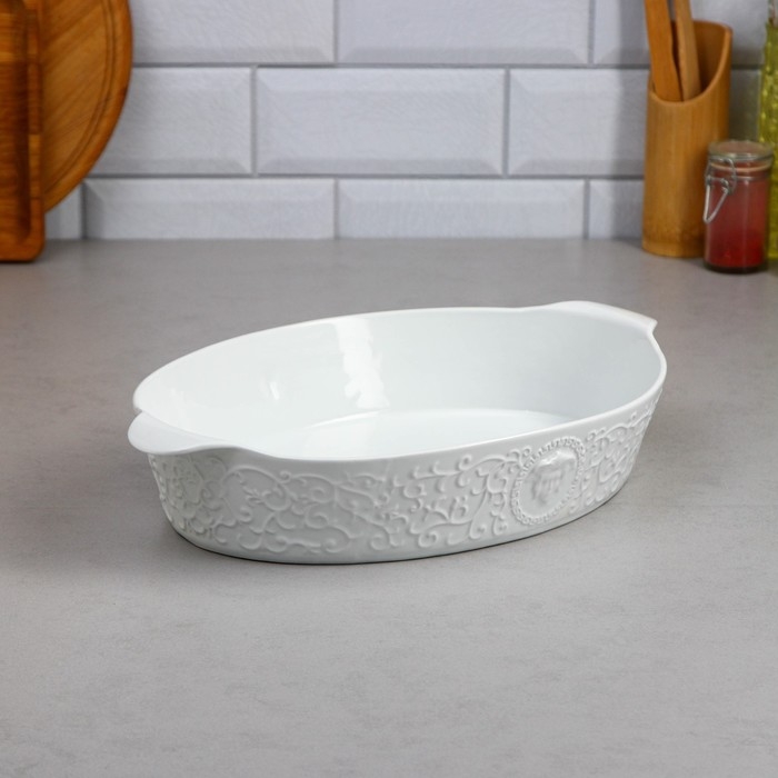 Форма для запекания Veronica, 3 л, фарфор, Иран Форма для запекания Veronica, 3 л, фарфор, Иран