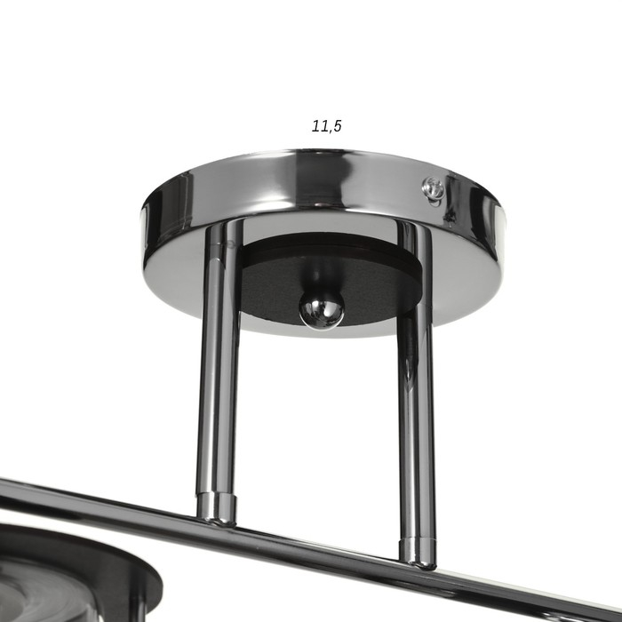 Люстра ГАЛЛОП "Тренди" 2x60Вт Е27 хром