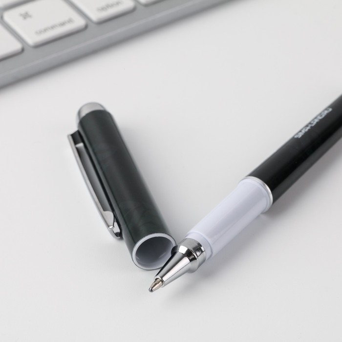 Ручка шариковая пластиковая в открытке &laquo;Защитник Отечества&raquo; синяя паста 1,0 мм