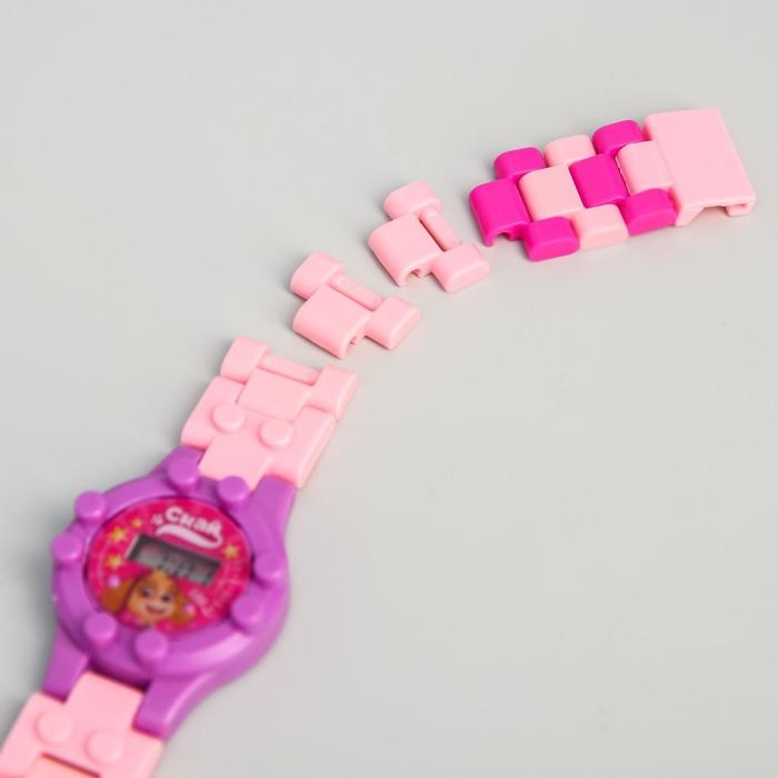Часы наручные лего с ремешком-конструктором Часы наручные лего с ремешком-конструктором
