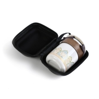 Набор для чайной церемонии 5 предметов на 3 персоны: чашка 50 мл, чайник 280 мл, белый Набор для чайной церемонии 5 предметов на 3 персоны: чашка 50 мл, чайник 280 мл, белый