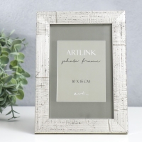 Фоторамка пластик "Marta" 10х15 см, серебро Фоторамка пластик "Marta" 10х15 см, серебро