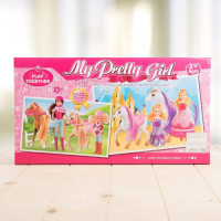 Набор игровой «Конная прогулка»: 2 куклы и 2 лошадки Набор игровой «Конная прогулка»: 2 куклы и 2 лошадки