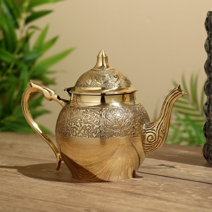 Чайник 24х11х18 см, латунь Чайник 24х11х18 см, латунь