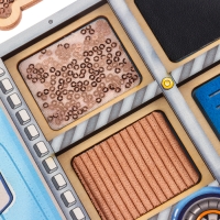 Игра по системе Монтессори &laquo;Тактильные машинки&raquo;