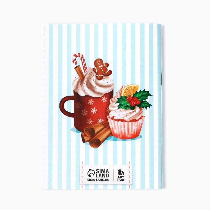 Подарочный набор новогодний блокнот, ручка и бальзам для губ &laquo;Сладкого Нового года&raquo;