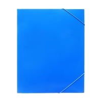 Папка-короб на резинке А4, 500мкм, Calligrata, корешок 25 мм, до 230 листов, тиснение "песок", синяя Папка-короб на резинке А4, 500мкм, Calligrata, корешок 25 мм, до 230 листов, тиснение "песок", синяя