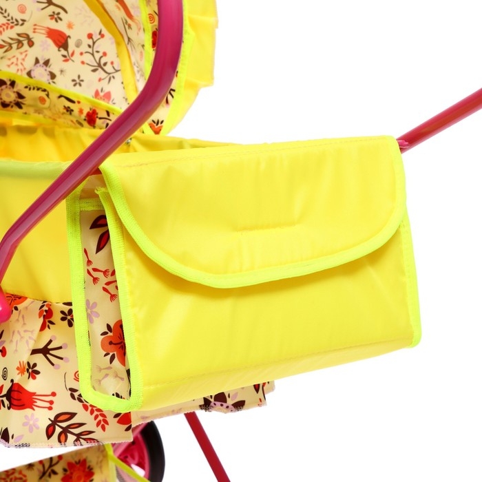 Коляска кукольная №11, цвета МИКС Коляска кукольная №11, цвета МИКС