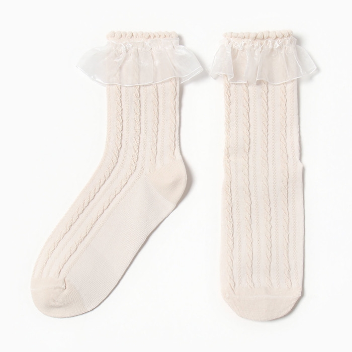 Гольфы детские KAFTAN 9-12 лет, бежевый Гольфы детские KAFTAN 9-12 лет, бежевый