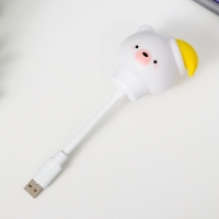 Подсветка для клавиатуры "Мишка" LED ночник USB белый 6,8х6х19 см RISALUX Подсветка для клавиатуры "Мишка" LED ночник USB белый 6,8х6х19 см RISALUX