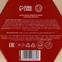 Подарочный набор URAL LAB &laquo;Снегопад чудес&raquo;, мыло для рук кусковое 100 г и мочалка для тела, Новый Год