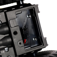 Машина-перевёртыш &laquo;Финт&raquo;, радиоуправляемая, работает от аккумулятора, световые эффекты, эффект дыма, цвет зеленый