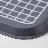 Поднос с антискользящим покрытием, 45&times;35,5 см, цвет МИКС