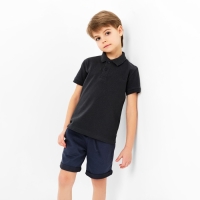 Футболка (поло) детская MINAKU: Basic line цвет графит, рост 98 Футболка (поло) детская MINAKU: Basic line цвет графит, рост 98
