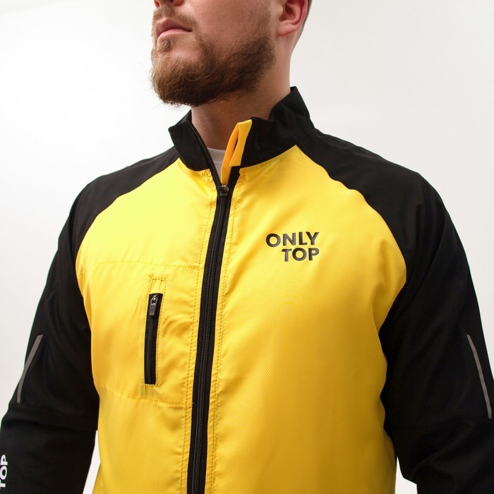 Ветровка ONLYTOP унисекс black/yellow, р. 54