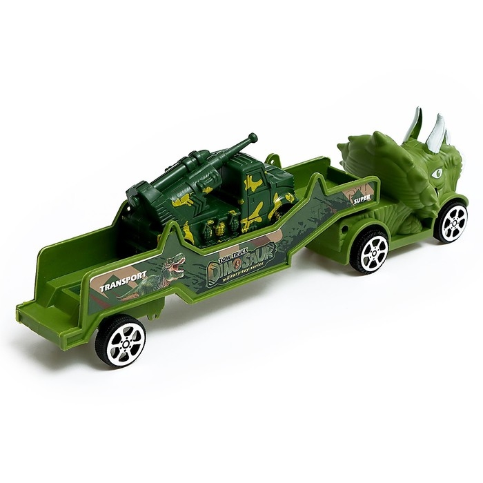 Грузовик инерционный &laquo;DINO автовоз&raquo;, МИКС