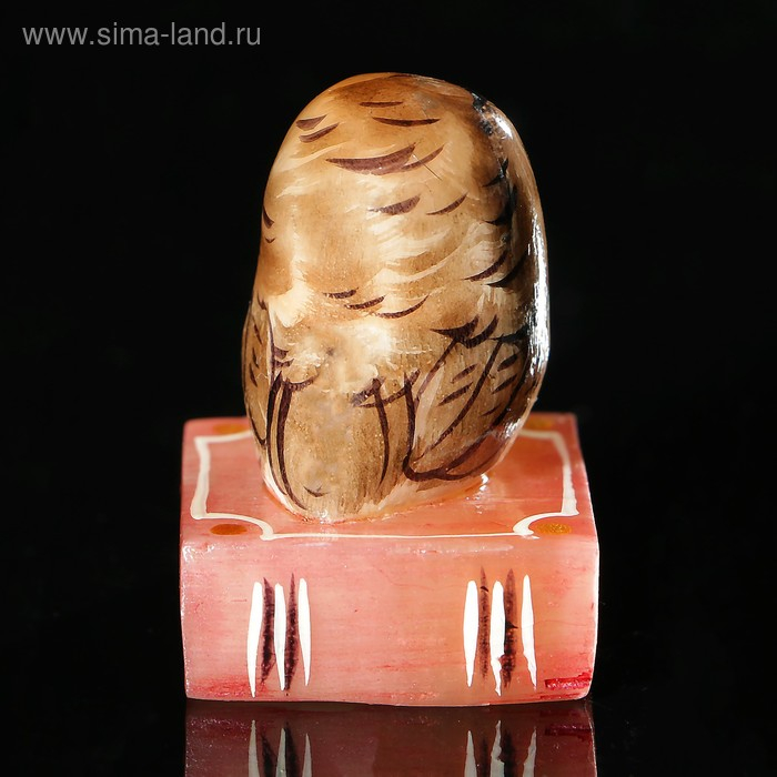 Сувенир &laquo;Совенок на книге&raquo;, 3,5&times;5 см, селенит