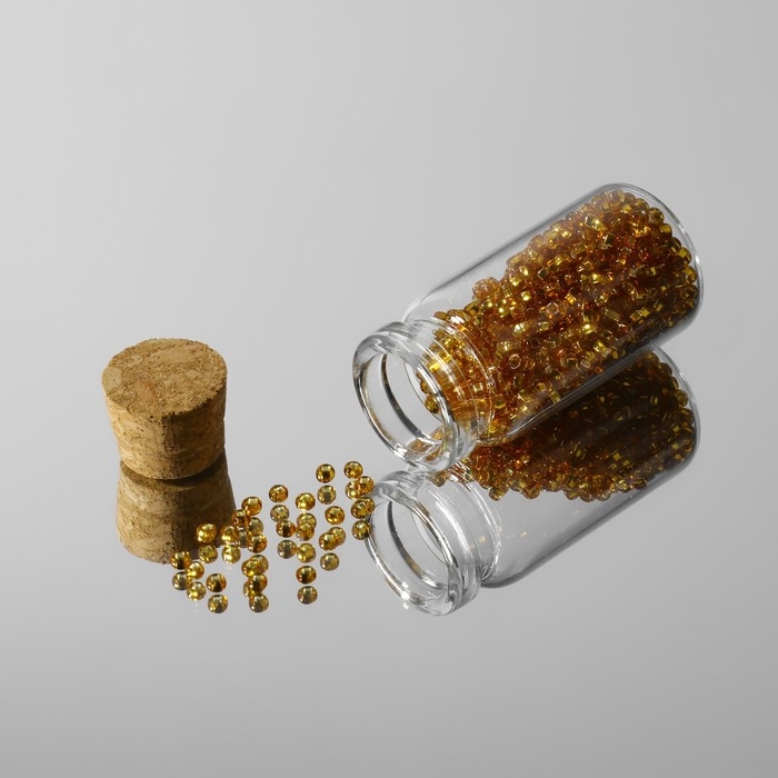 Баночки для хранения бисера, d = 2 × 4 см, 5 шт Баночки для хранения бисера, d = 2 × 4 см, 5 шт