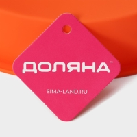 Форма для выпечки Доляна &laquo;Круг&raquo;, силикон, 28&times;5,5 см, внутренний d=26 см, цвет оранжевый