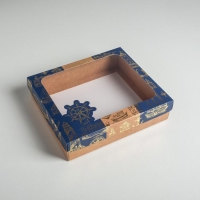 Коробка подарочная, упаковка, «Море», 23.5 х 20.5 х 5.5 см Коробка подарочная, упаковка, «Море», 23.5 х 20.5 х 5.5 см