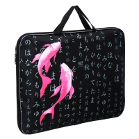 Папка для чертежей и рисунков А3, 470 х 350 х 20 мм, с ручками, текстильная, Calligrata "Рыбки" Папка для чертежей и рисунков А3, 470 х 350 х 20 мм, с ручками, текстильная, Calligrata "Рыбки"