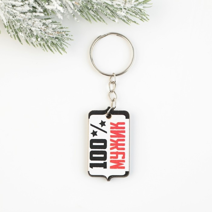 Подарочный новогодний набор значок новогодний и брелок &laquo;Новый год:  : Брутальный&raquo;,  набор