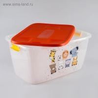 Бокс на колёсиках «Детский. Универсальный», 46 л, цвет МИКС Бокс на колёсиках «Детский. Универсальный», 46 л, цвет МИКС