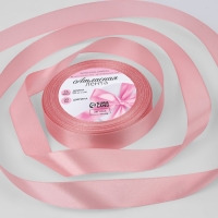 Лента атласная, 20 мм × 23 ± 1 м, цвет жемчужно-розовый №135 Лента атласная, 20 мм × 23 ± 1 м, цвет жемчужно-розовый №135