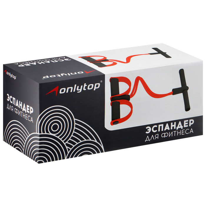 Эспандер для пресса ONLYTOP, с фиксатором для ног, цвет МИКС Эспандер для пресса ONLYTOP, с фиксатором для ног, цвет МИКС