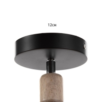 Спот "Дан" Е27 40Вт черный 14х14х24 см Спот "Дан" Е27 40Вт черный 14х14х24 см