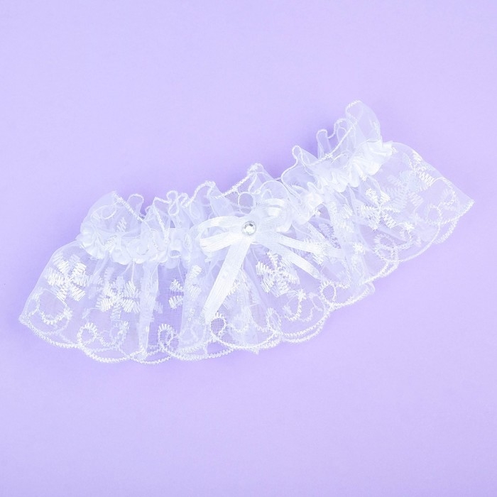 Подвязка для невесты Подвязка для невесты "Элит", белая