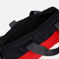 Сумка спортивная на молнии, длинный ремень, маленький размер, цвет чёрный/красный Сумка спортивная на молнии, длинный ремень, маленький размер, цвет чёрный/красный