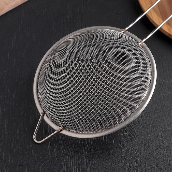 Набор сит Доляна, 3 шт, d=12 см,14 см, 16 см, цвет серебристый Набор сит Доляна, 3 шт, d=12 см,14 см, 16 см, цвет серебристый