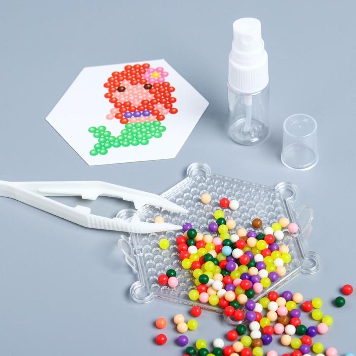 Аквамозаика &laquo;Принцессы: Рапунцель и Русалочка&raquo;, 3 фигурки, 300 шариков