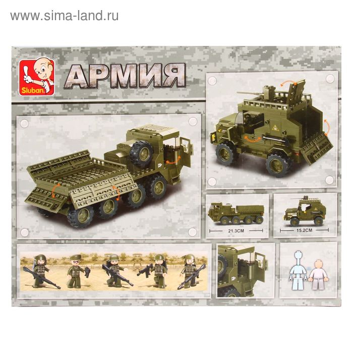 Конструктор &laquo;Штурмовой отряд&raquo;, 455 деталей