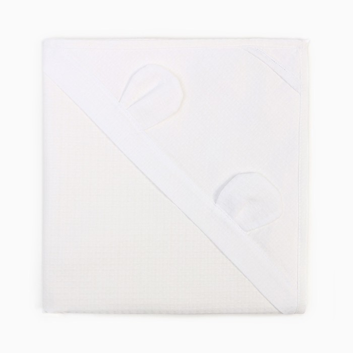 Детский вафельный уголок Экономь и Я 90х90 см, белый, 100% хлопок, 200 г/м2 Детский вафельный уголок Экономь и Я 90х90 см, белый, 100% хлопок, 200 г/м2