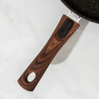 Сковорода Granit ultra original, d=28 см, съёмная ручка, антипригарное покрытие, цвет чёрный Сковорода Granit ultra original, d=28 см, съёмная ручка, антипригарное покрытие, цвет чёрный