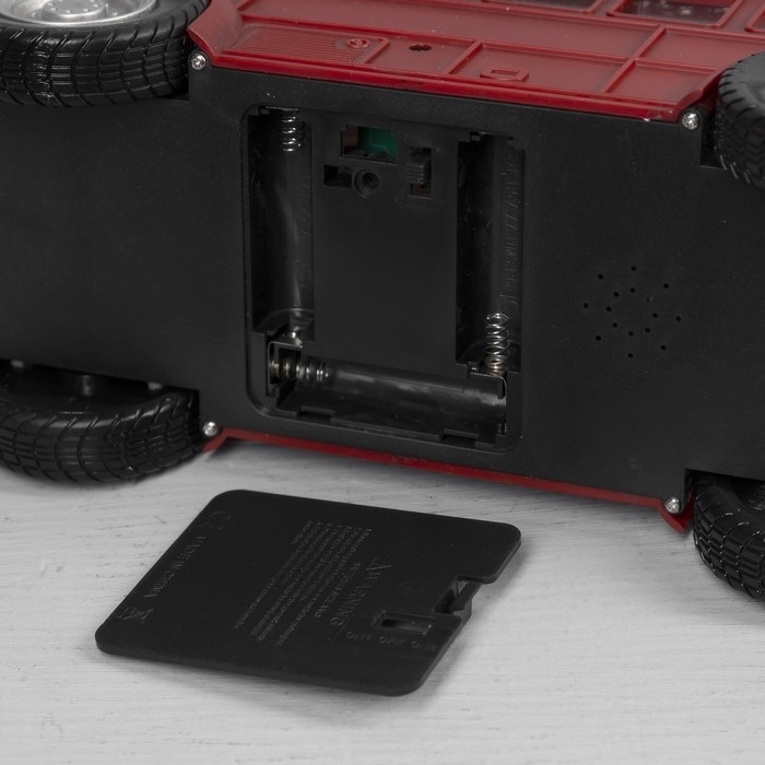 Светодиодная фигура &laquo;Автобус&raquo; 30 &times; 19 &times; 11 см, пластик, батарейки ААх3 (не в комплекте), USB, свечение тёплое белое