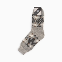 Носки мужские шерстяные, цвет серый, размер 27