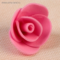 Набор цветов для декора из фоамирана, D=2 см, 10 шт, розовый