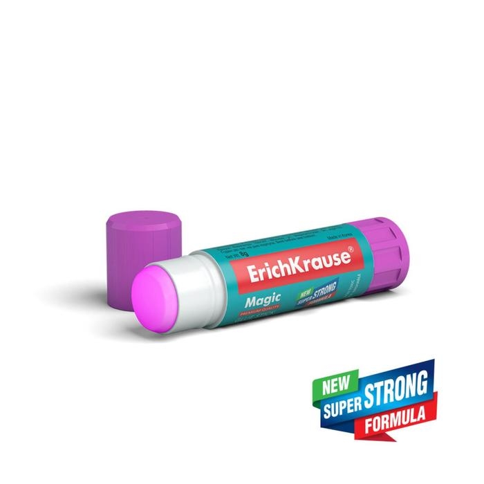 Клeй-карандаш ErichKrause Magic PVP, 8 г, исчезающий Клeй-карандаш ErichKrause Magic PVP, 8 г, исчезающий