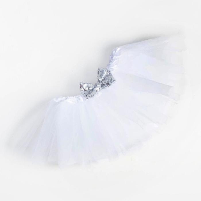 Юбка нарядная для девочки Крошка Я, цвет белый Юбка нарядная для девочки Крошка Я, цвет белый