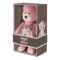 Мягкая игрушка &laquo;Мишка Молли в платье с передником&raquo;, 21 см