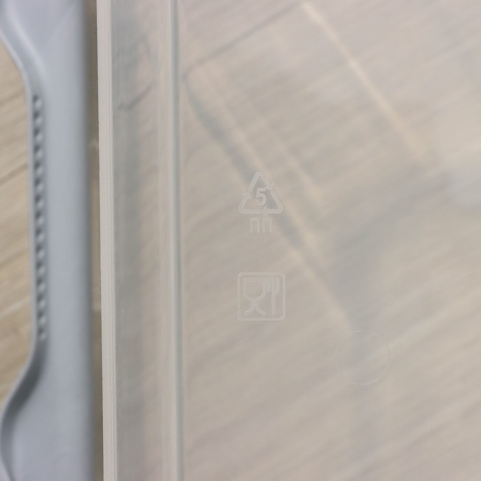 Контейнер для хранения с крышкой, 15 л, 41&times;29,5&times;18,3 см, цвет прозрачный