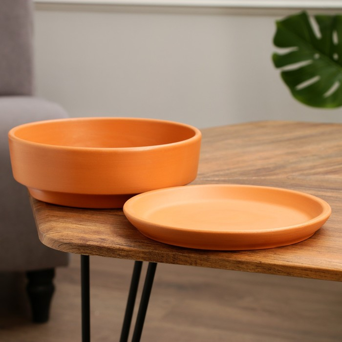 Горшок бонсайница "Огма" терракот, 2 л